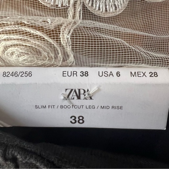 Zara SZ 6 Black Wide Legged Trousers - Picture 9 of 14